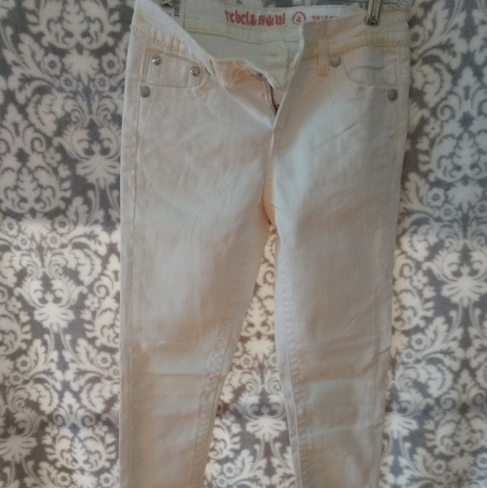 Rebel & Soul Skinny Crop Jeans